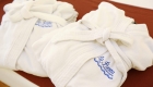 Enjoy luxurious white cotton robes in our rooms