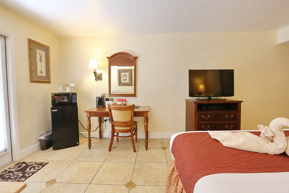 Garden View Handicap Accessible Room Desk Area