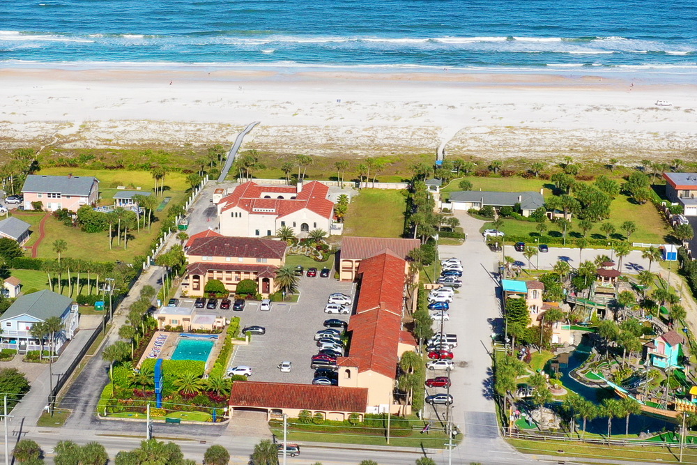 La Fiesta as seen from above