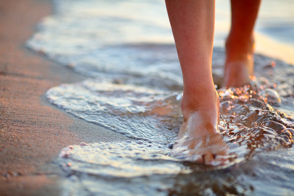 Walking on the Beach