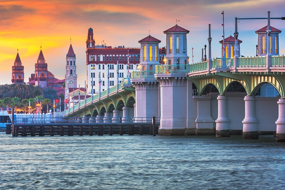 Bridge of Lions in St. Augustine, FL